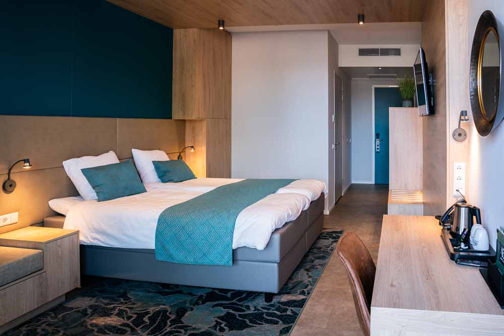 Slaapkamer hotel 46 Wintelre Noord Brabant