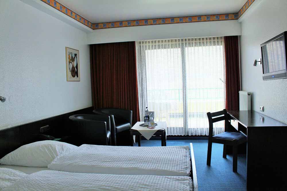 hotelarrangement hotel rheinlust kamer met balkon